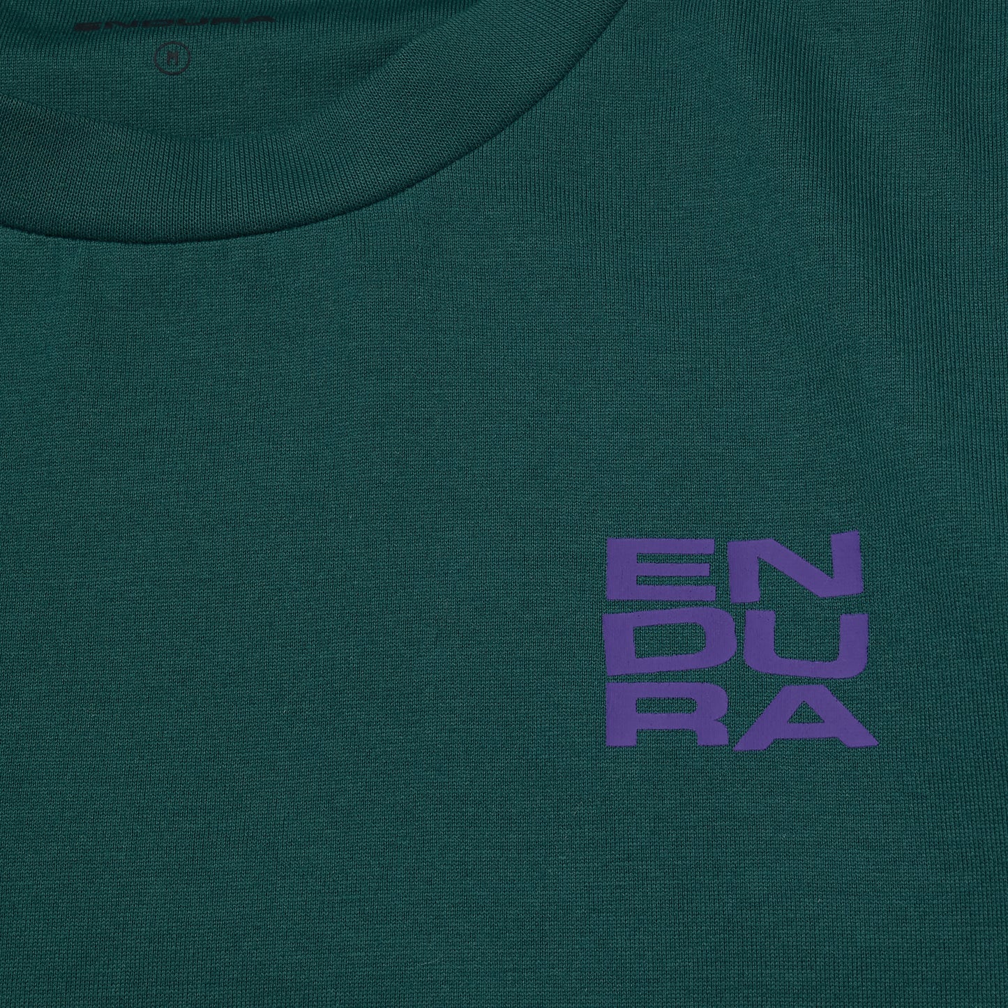 T-Shirt ENDURA STACKED LOGO GRAPHIC Teal - Image 4