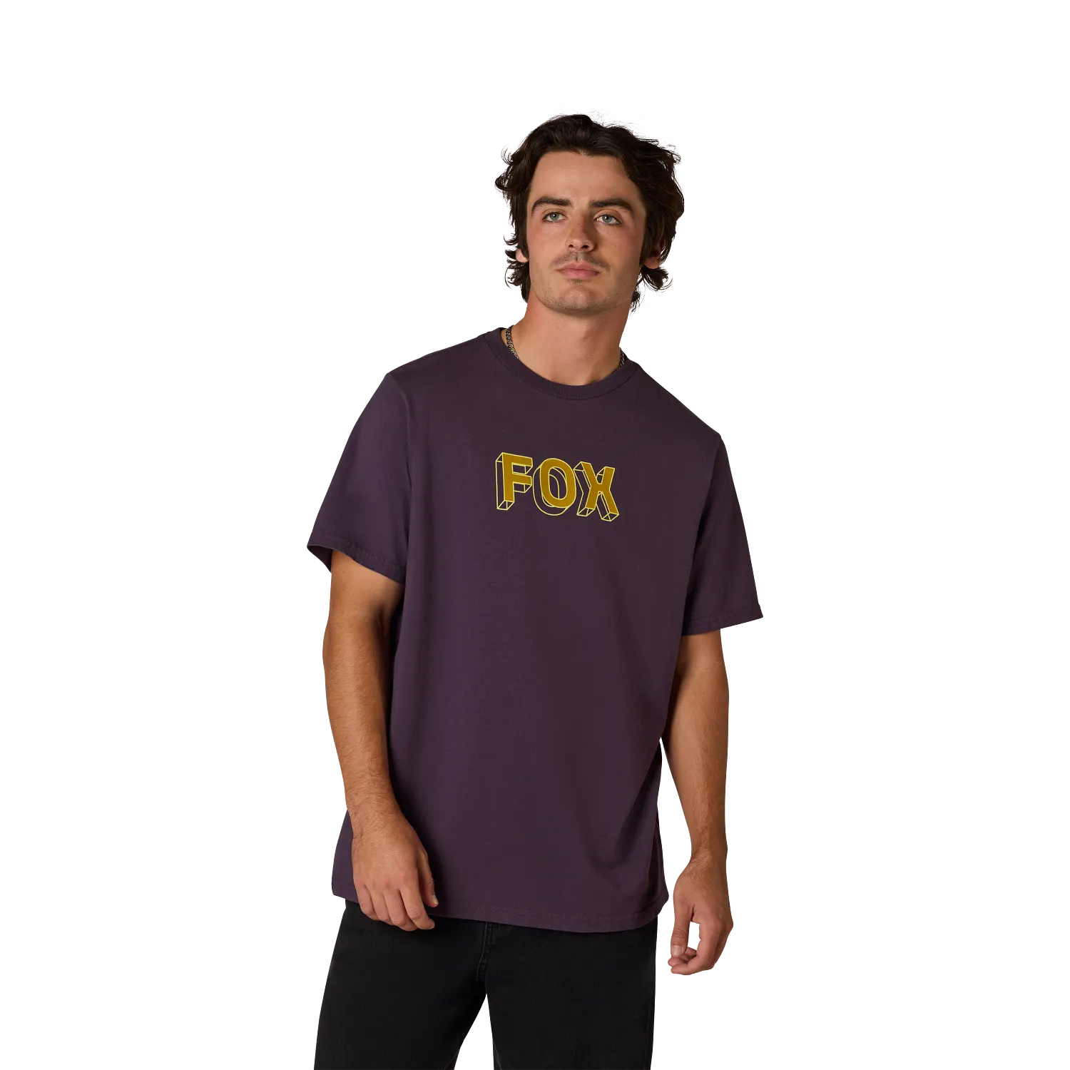 T-Shirt FOX IMAGE PRINT 195 ORIGINAL Manches courtes Violet Plum Perfect - Image 3