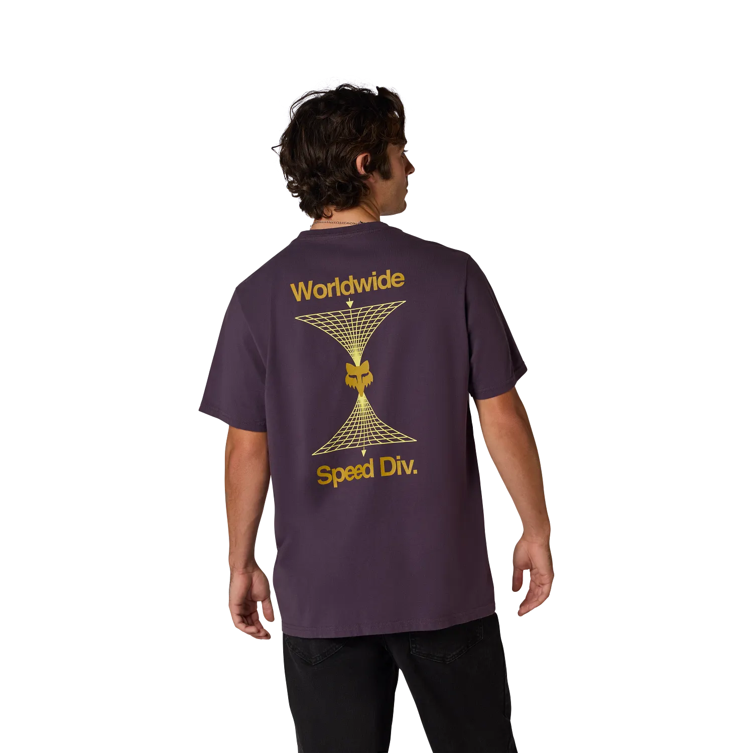 T-Shirt FOX IMAGE PRINT 195 ORIGINAL Manches courtes Violet Plum Perfect - Image 4
