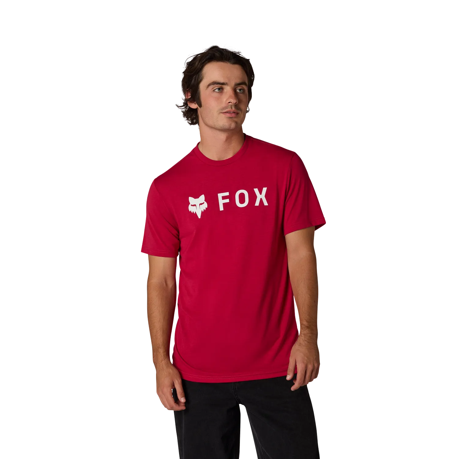 T-Shirt Technique FOX ABSOLUTE TRUDRI Manches Courtes Cranberry - Image 3