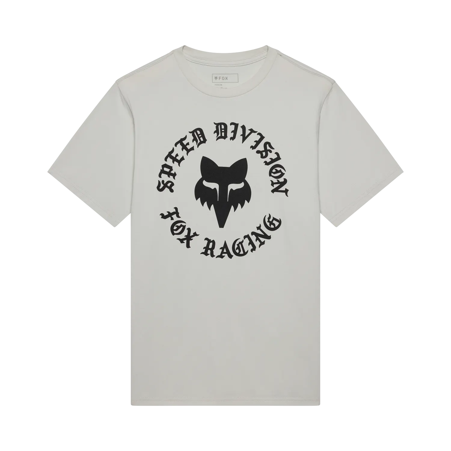 T-Shirt FOX BADGE 195 ORIGINAL Manches Courtes Light Grey