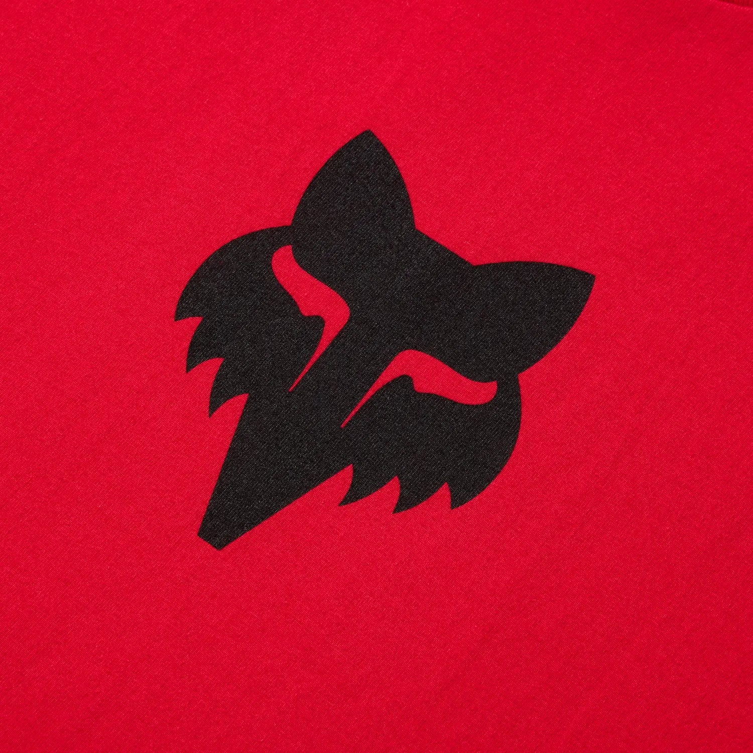 T-Shirt FOX HEAD 195 ORIGINAL Manches Courtes Rouge Flamme - Image 4