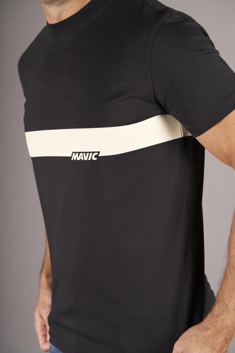 T-Shirt MAVIC CORPORATE STRIPE Noir - Image 3