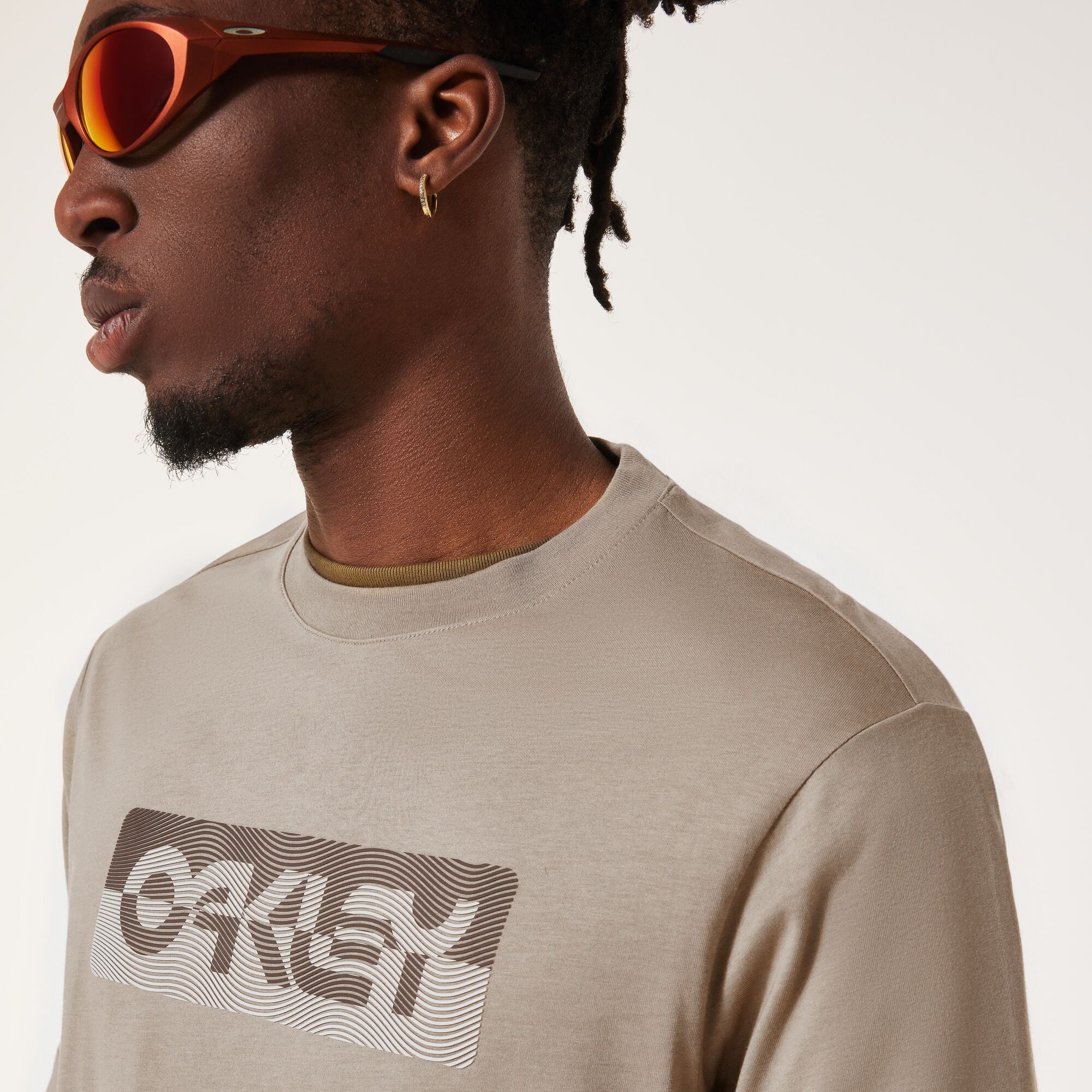 T-Shirt OAKLEY DUALITY B1B Beige Pebble - Image 4