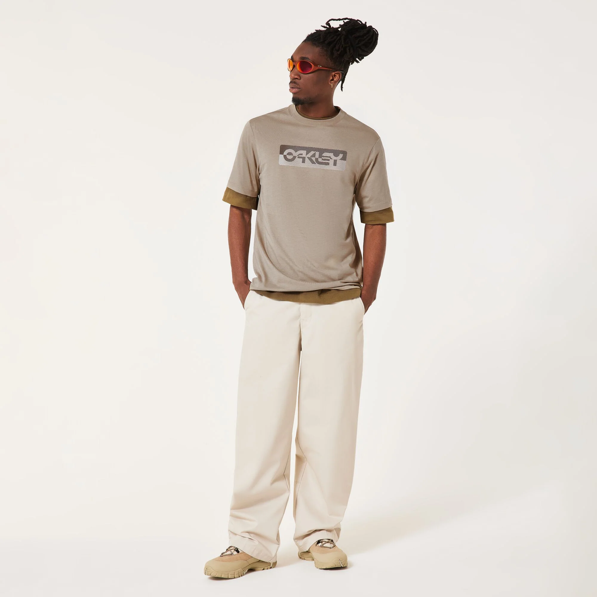 T-Shirt OAKLEY DUALITY B1B Beige Pebble - Image 6