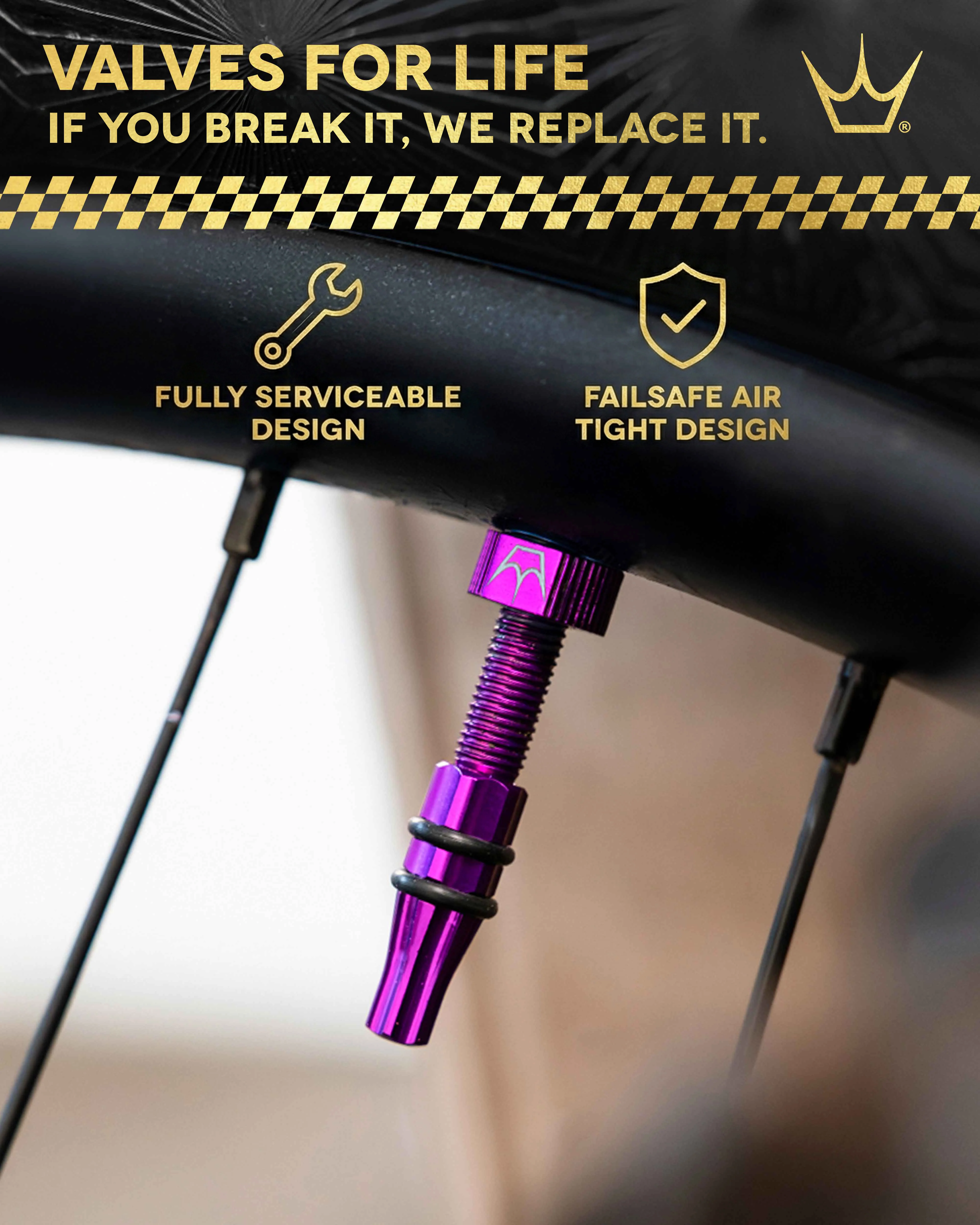 Valves Tubeless PEATY'S HOLESHOT FAST FLOW 42mm (x2) Rose - Image 8