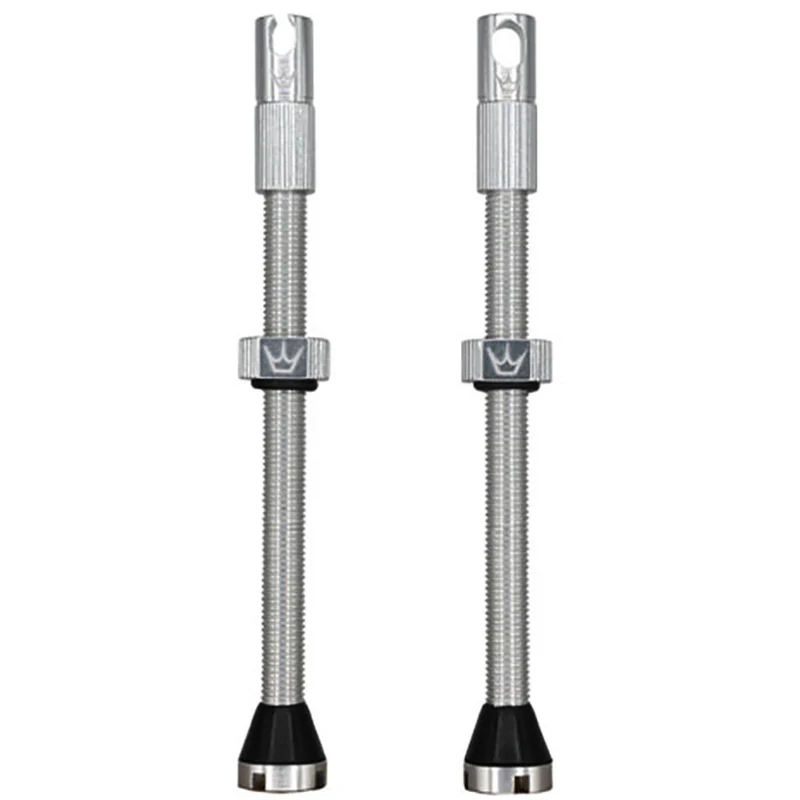 Valves Tubeless PEATY'S x Chris King MK2 Presta 80 mm (x2) Argent