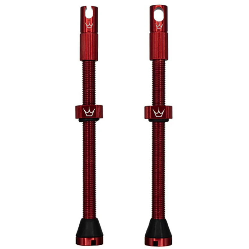 Valves Tubeless PEATY'S x Chris King MK2 Presta 80 mm (x2) Rouge
