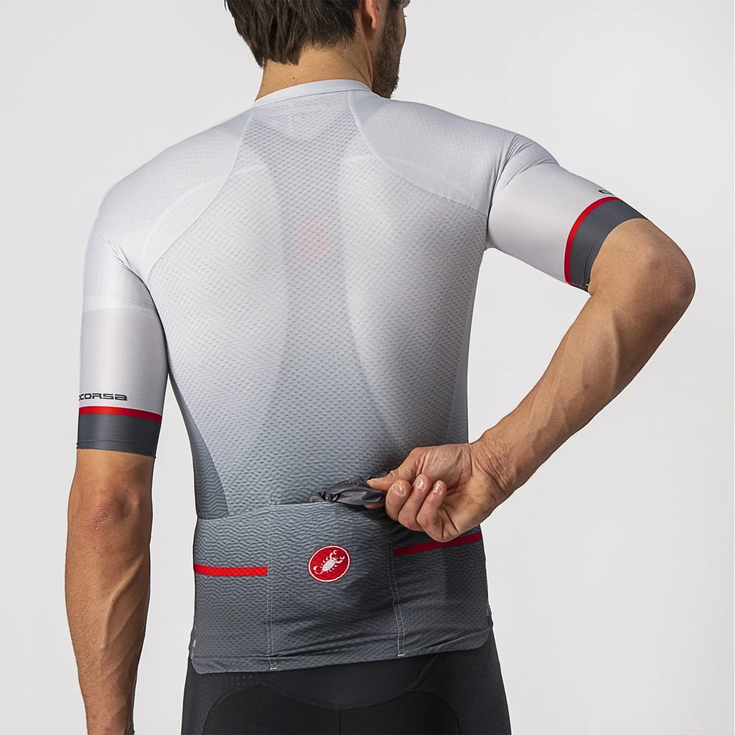 Veste CASTELLI ARIA SHELL Gris Foncé - Image 8