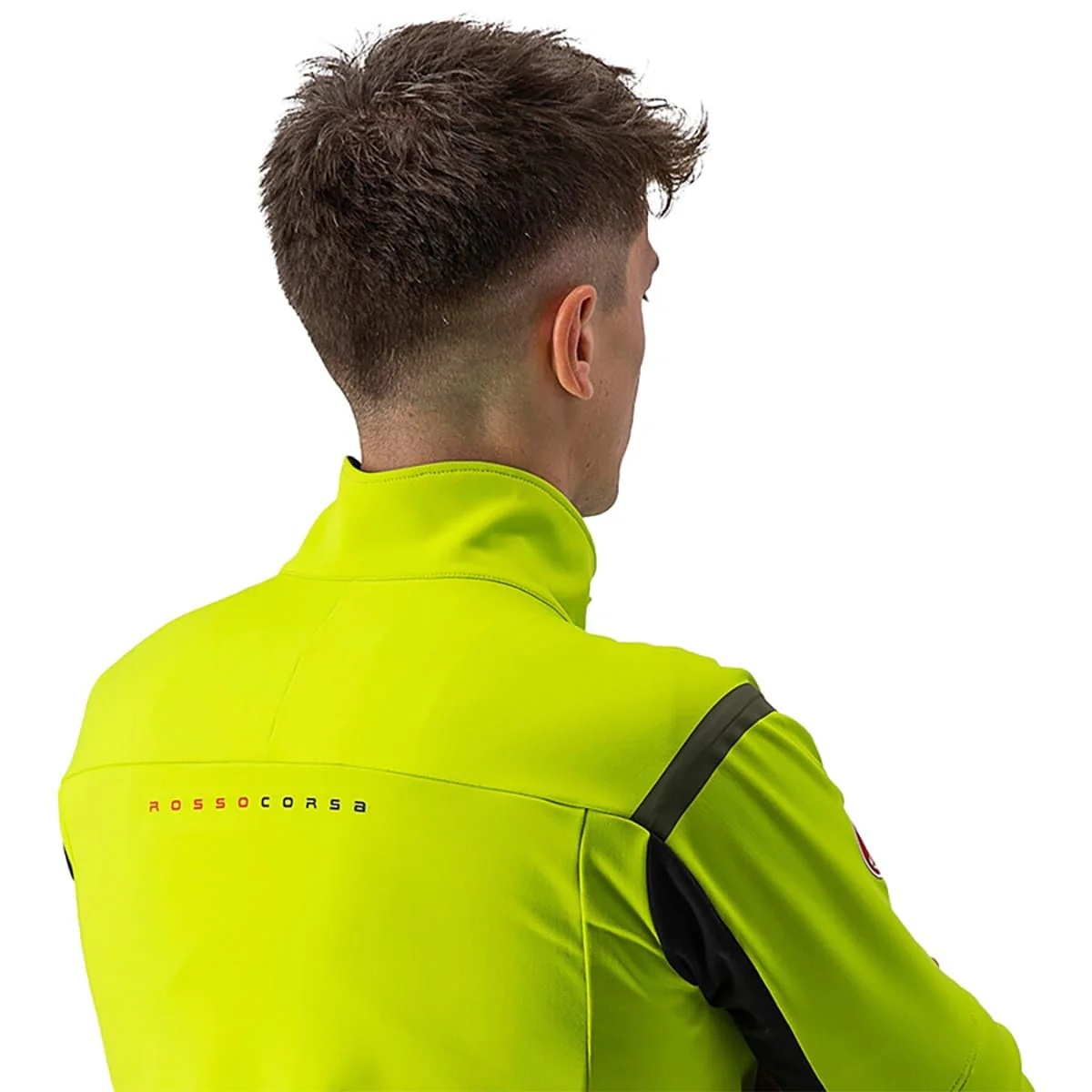 Veste CASTELLI CONVERTIBLE PERFETTO ROS 2 Jaune/Gris - Image 5