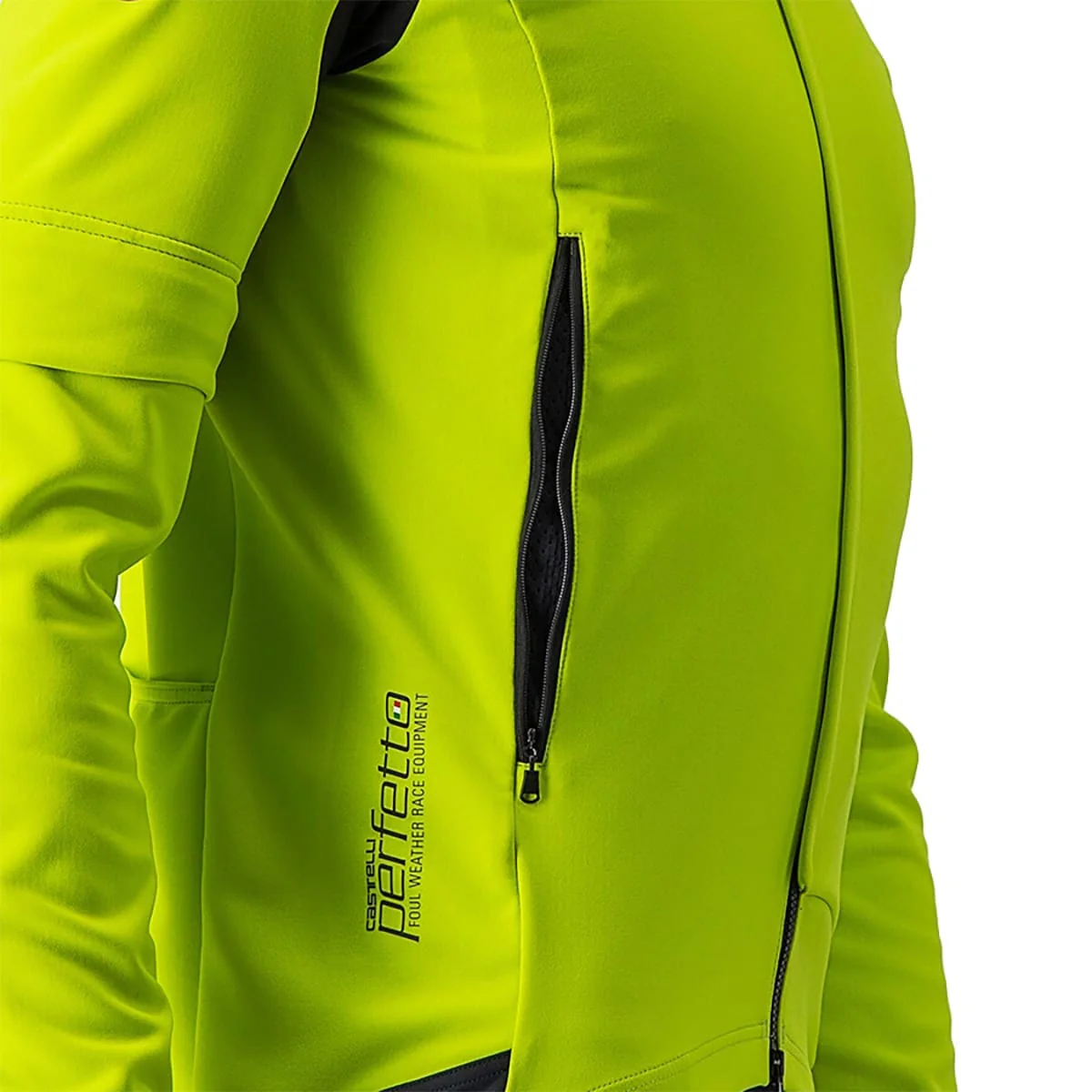 Veste CASTELLI CONVERTIBLE PERFETTO ROS 2 Jaune/Gris - Image 6