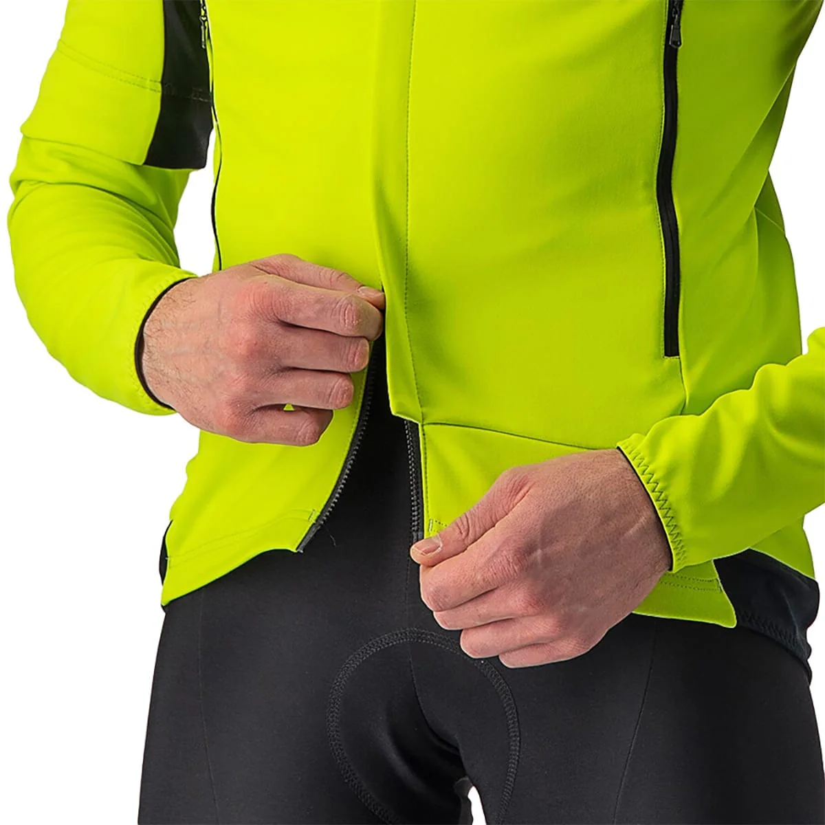Veste CASTELLI CONVERTIBLE PERFETTO ROS 2 Jaune/Gris - Image 7