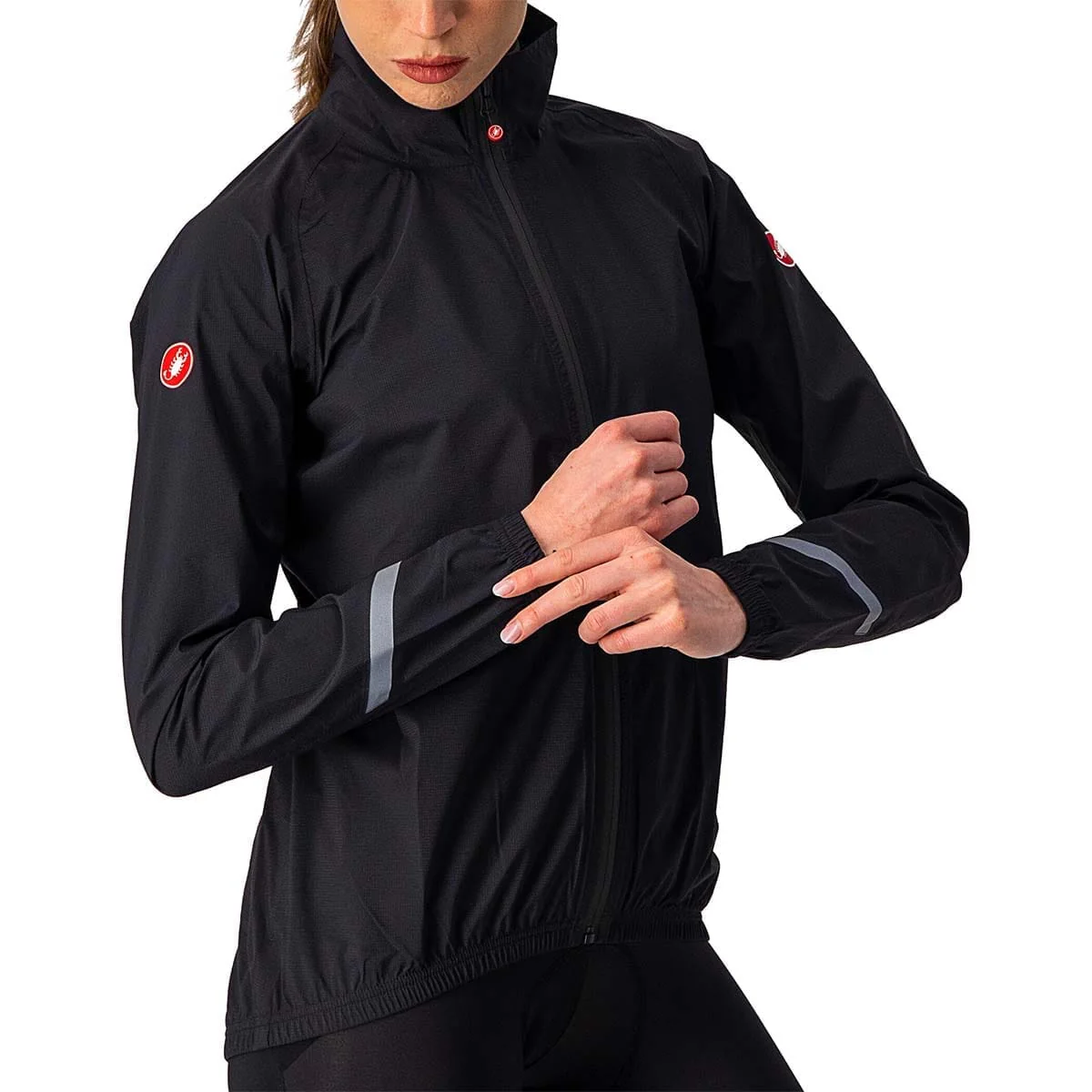 Veste CASTELLI EMERGENCY 2 RAIN Femme Noir - Image 3