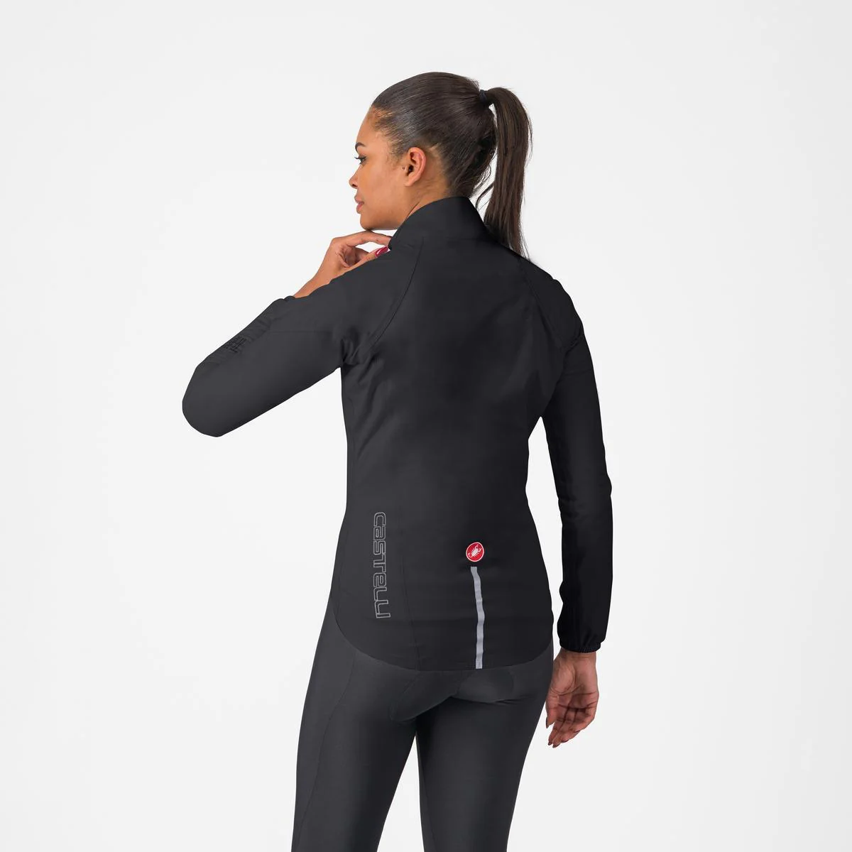Veste CASTELLI EMERGENCY 3 RAIN Femme Noir - Image 2