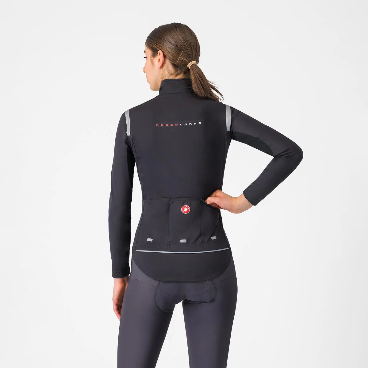 Veste CASTELLI PERFETTO RoS 3 Femme Noir/Noir Reflex - Image 2