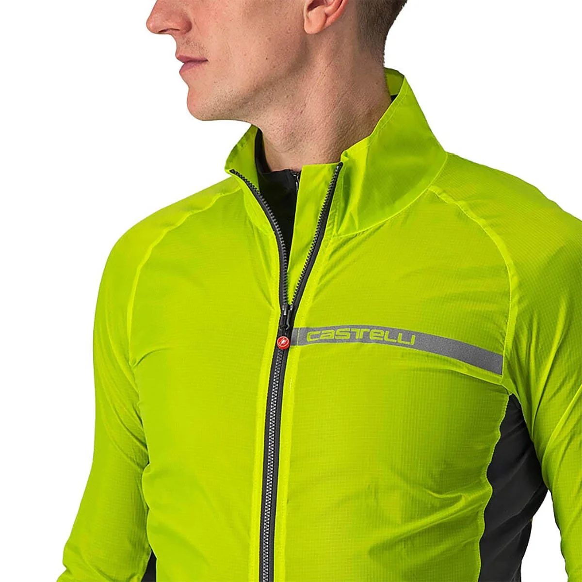 Veste CASTELLI SQUADRA STRETCH Jaune/Gris - Image 5