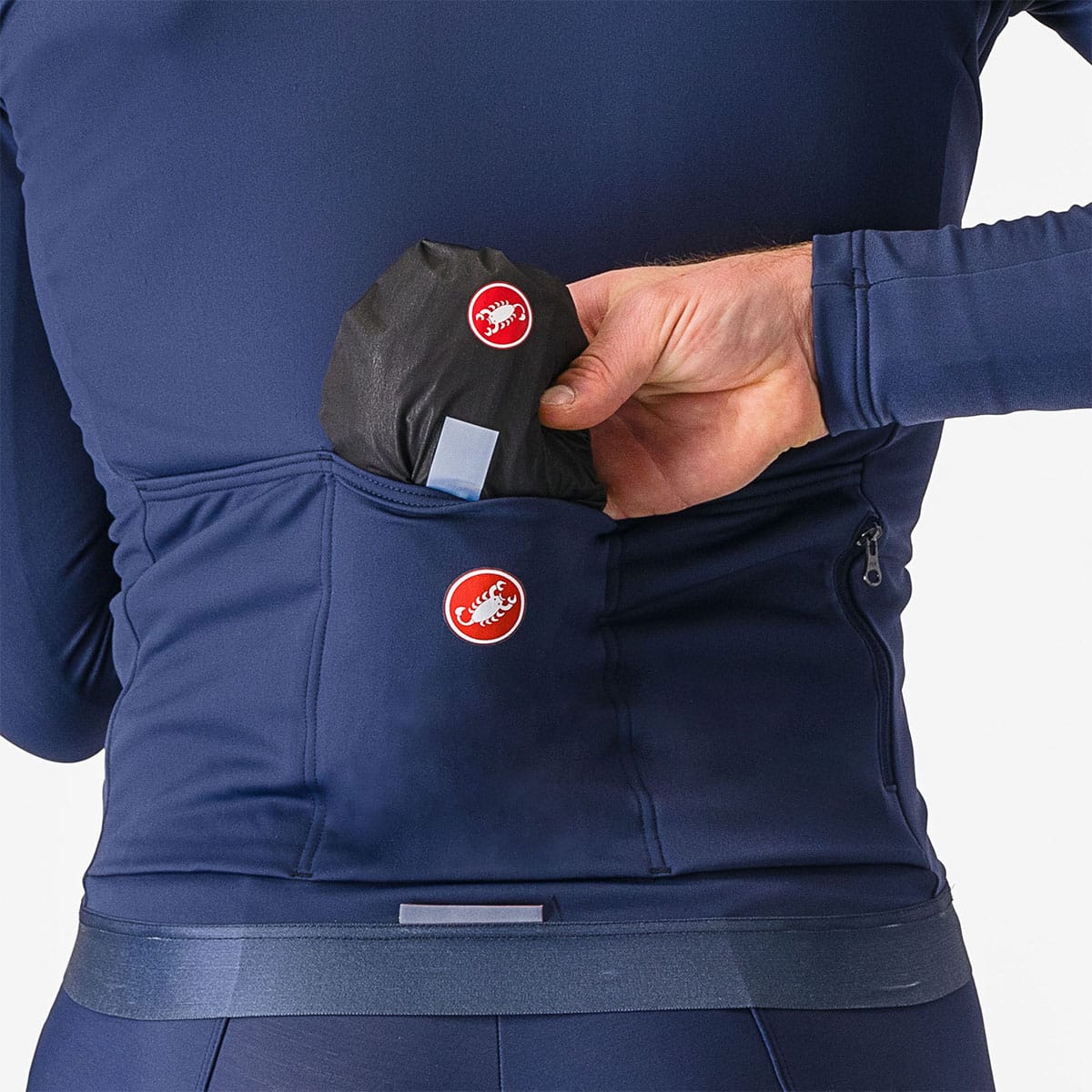 Veste CASTELLI SQUALL SHELL Noir/Gris - Image 4