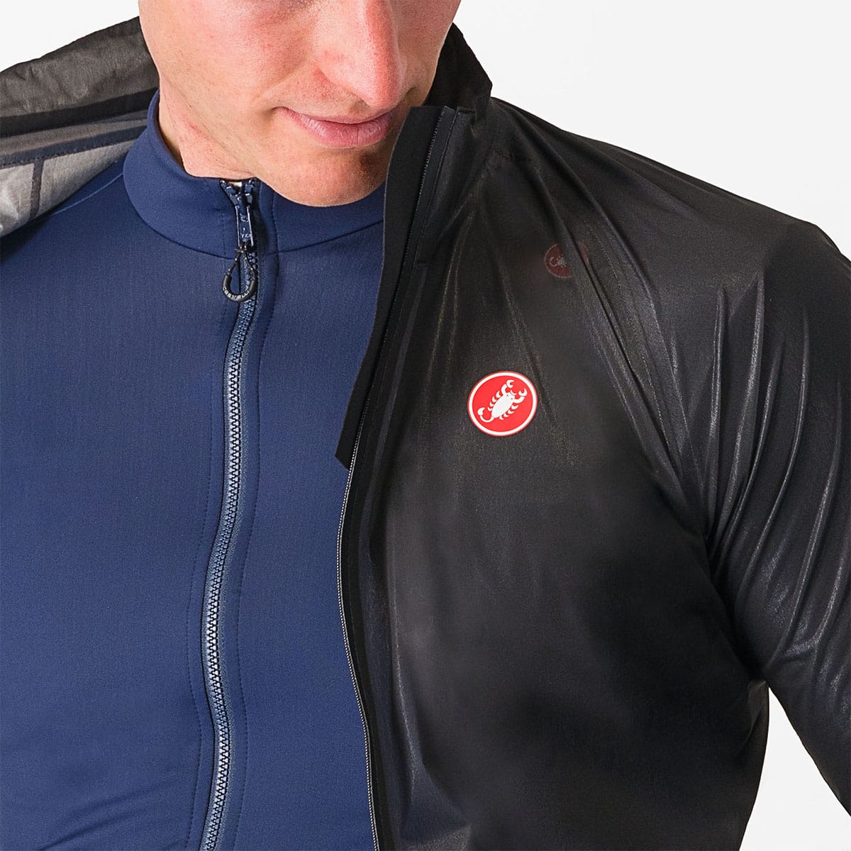 Veste CASTELLI SQUALL SHELL Noir/Gris - Image 5