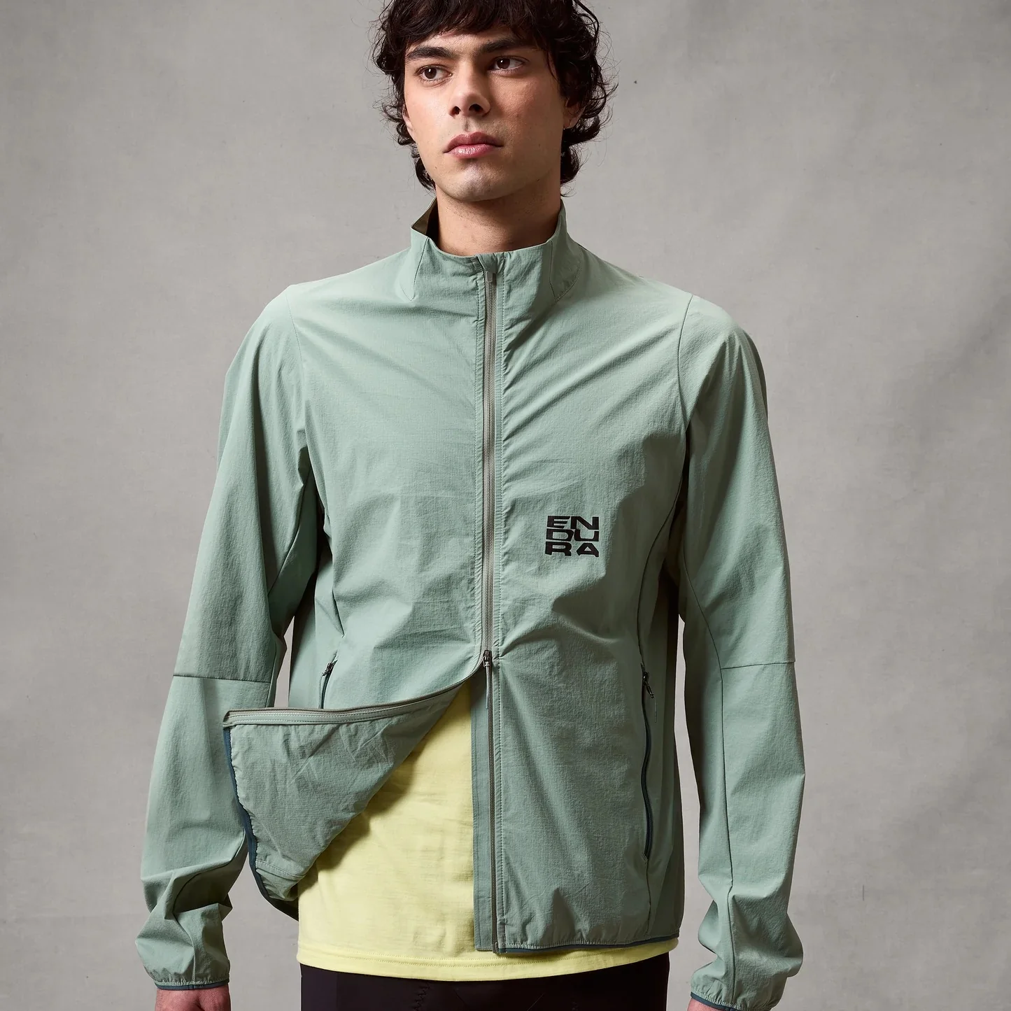 Veste ENDURA ALLTRACK RIDE PACKABLE Vert - Image 5