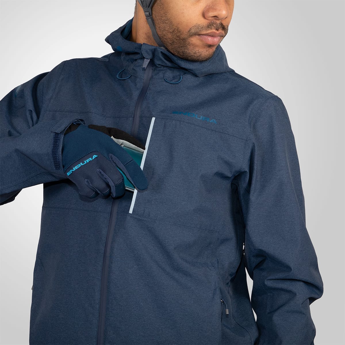 Veste ENDURA HUMMVEE WATERPROOF Bleu - Image 4