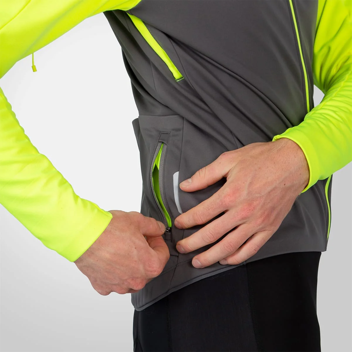 Veste ENDURA WINDCHILL II Jaune/Noir - Image 7