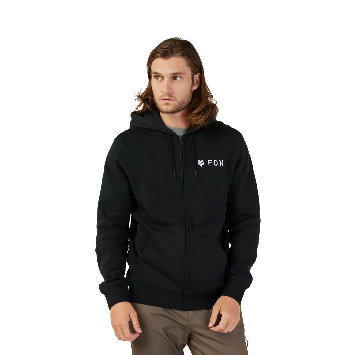 Sweat à Capuche FOX ABSOLUTE ZIP Noir - Image 3