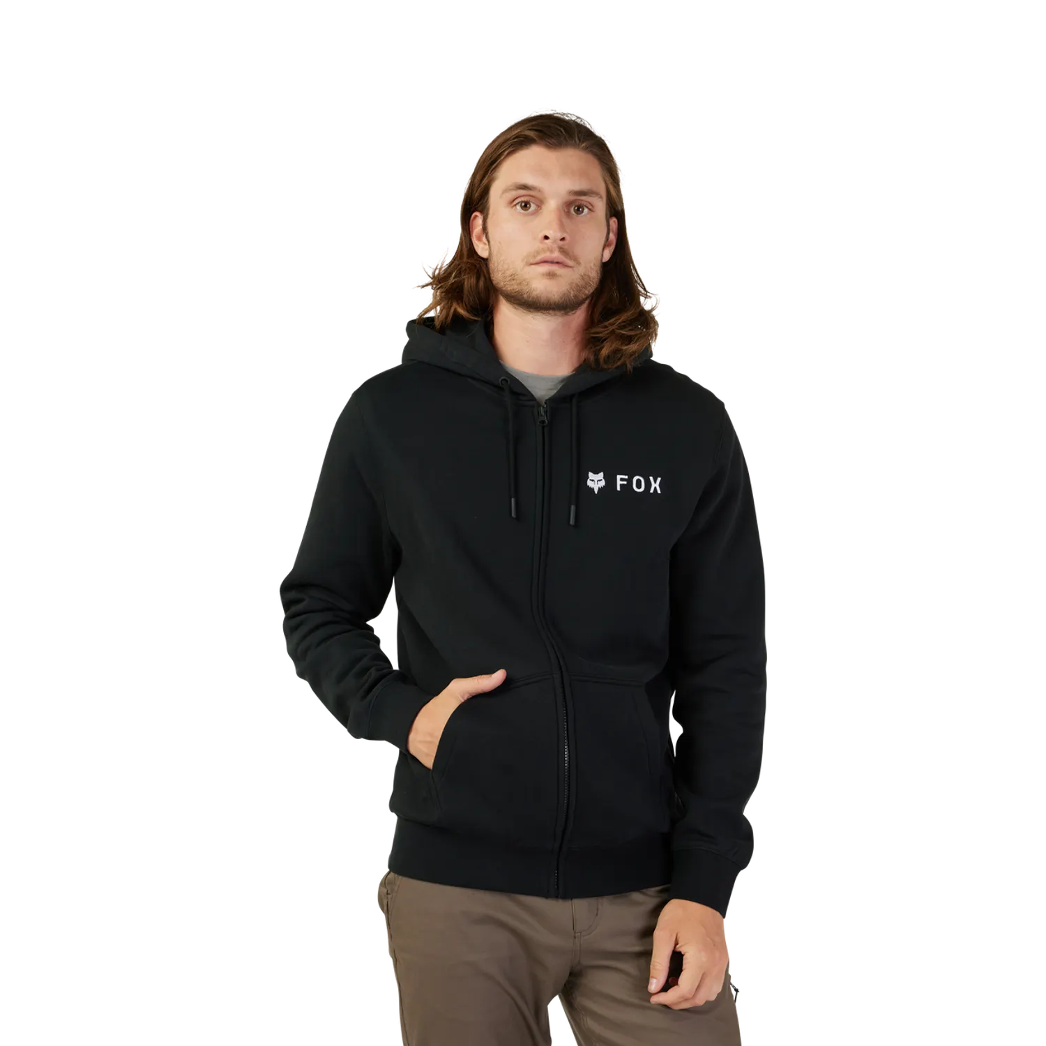 Sweat à Capuche FOX ABSOLUTE ZIP Noir - Image 6