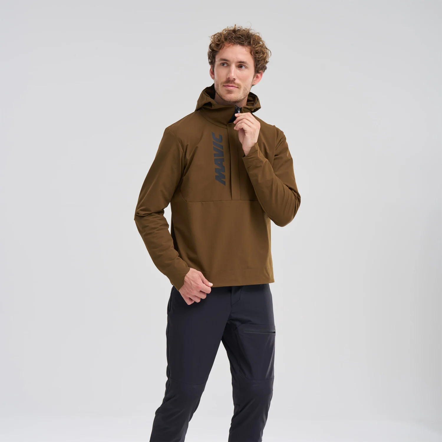 Veste MAVIC DEEMAX THERMO WIND HOODIE Marron - Image 4