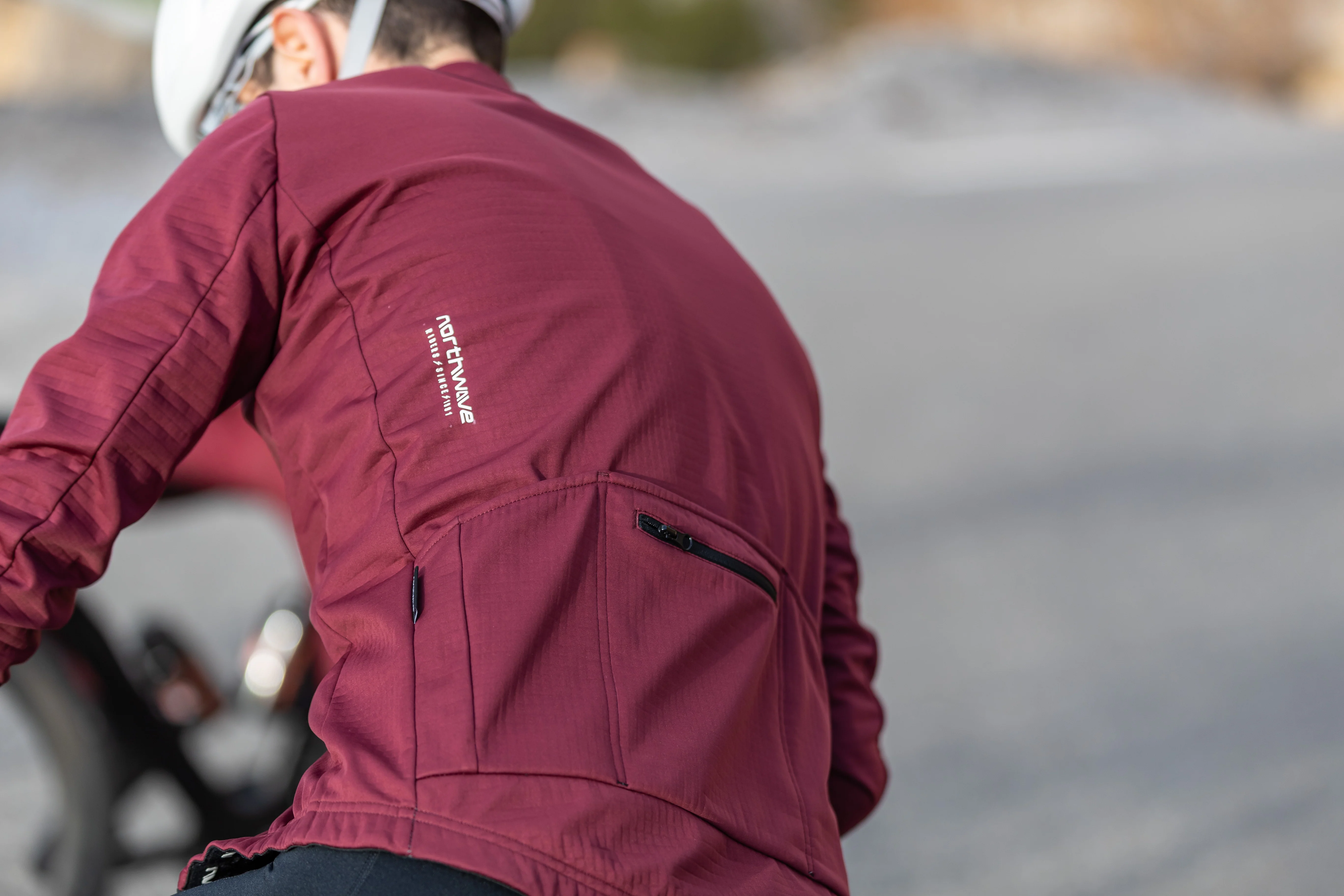 Veste NORTHWAVE BLADE LIGHT JACKET Bordeaux - Image 3