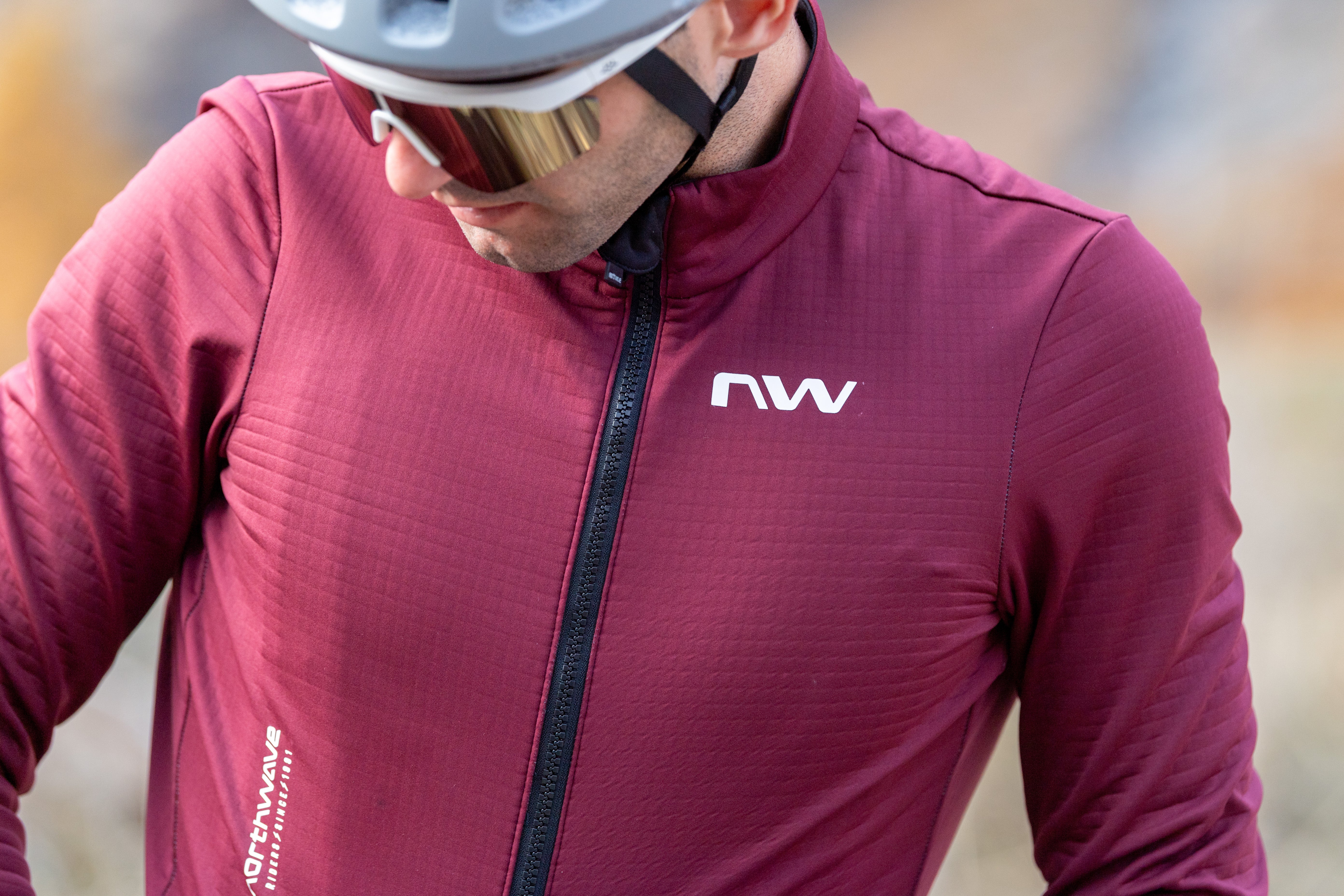Veste NORTHWAVE BLADE LIGHT JACKET Bordeaux - Image 6