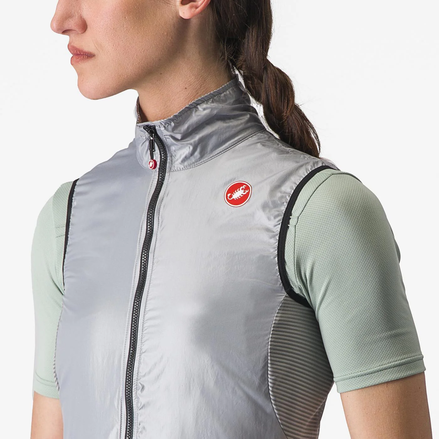 Veste Sans Manches CASTELLI ARIA Femme Gris - Image 5
