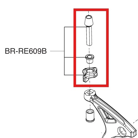 Vis de Réglage pour Étrier de Frein CAMPAGNOLO SUPER RECORS / RECORD 12V Noir